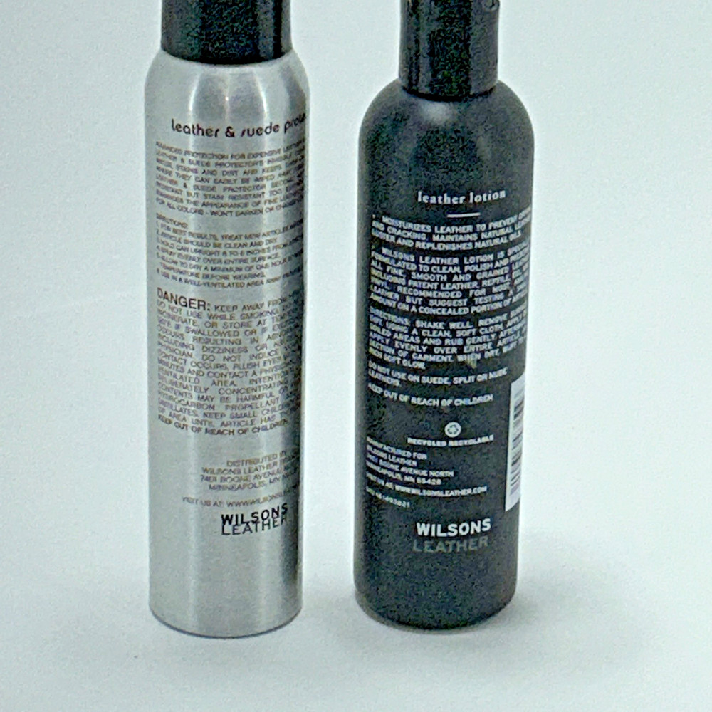 Wilson’s Leather Lotion & Leather & Suede Protector
