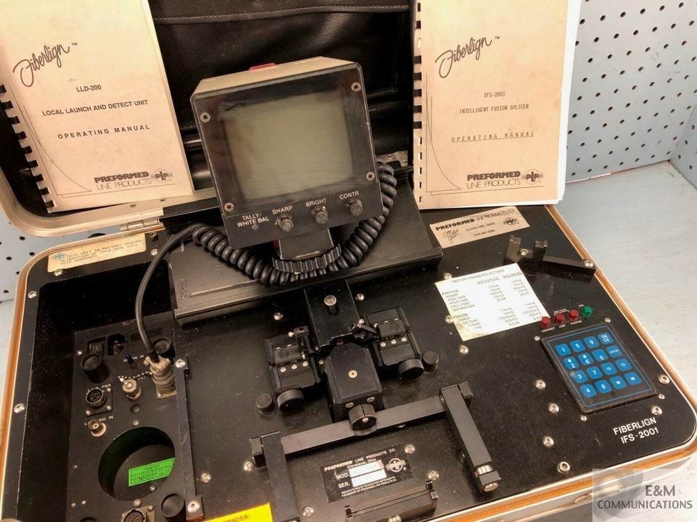 IFS-2001 PERFORMED LINE PRODUCTS INTELLIGENT FUSION SPLICER + DOCS & ACCESSORIES