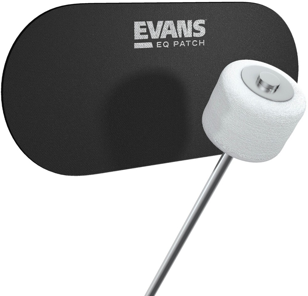 Evans EQ Double Bass Drum Patch Black