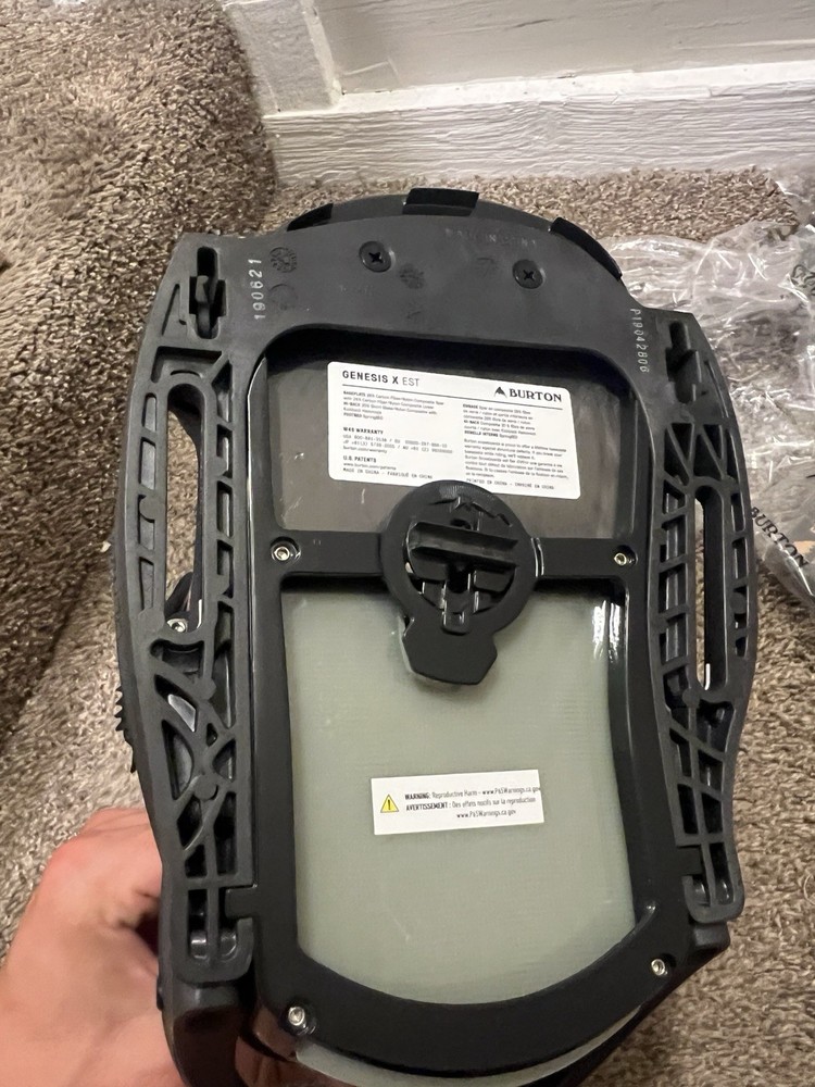 Burton Genesis X EST Snowboard Bindings Size Medium Brand New