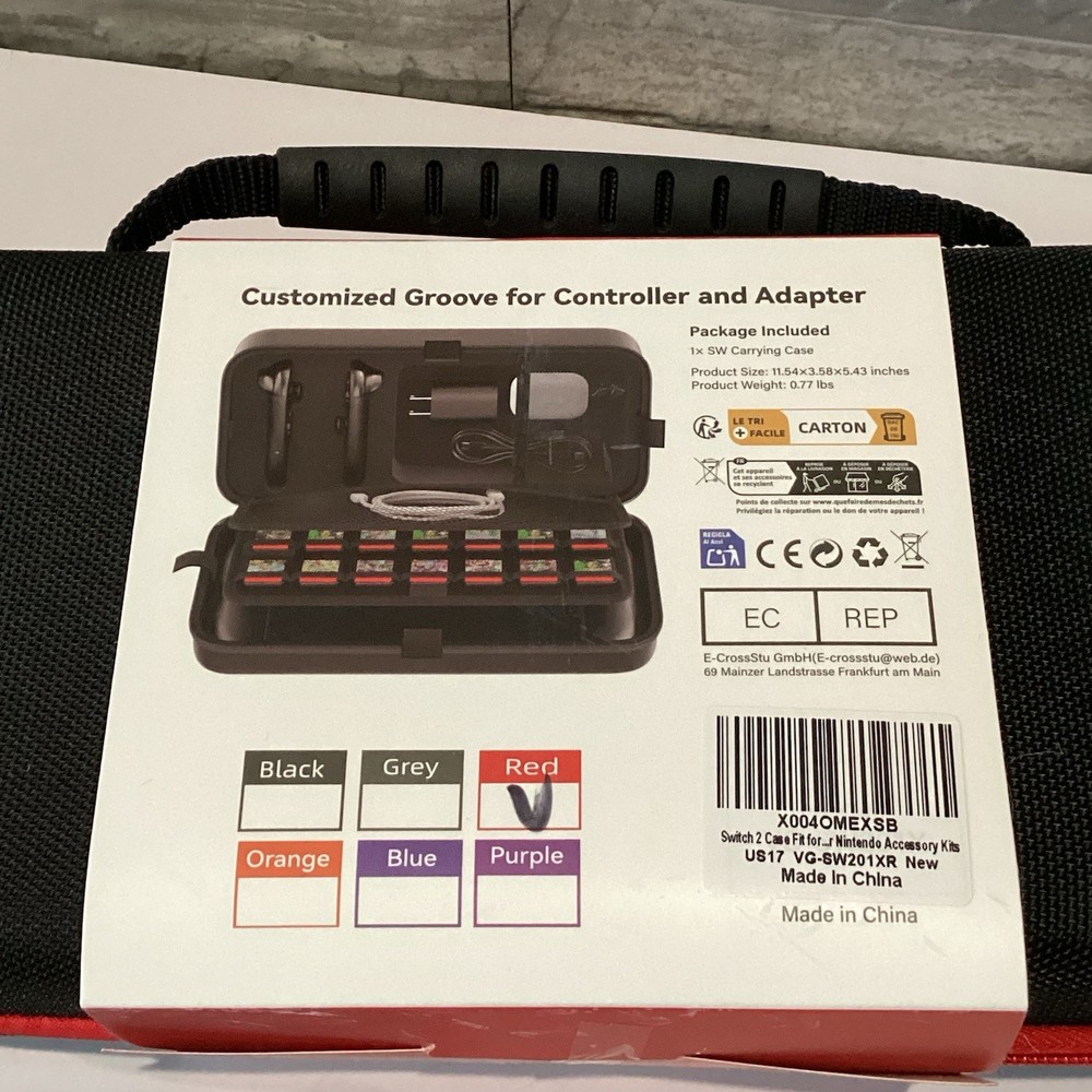 SW Carrying Case Black And Red