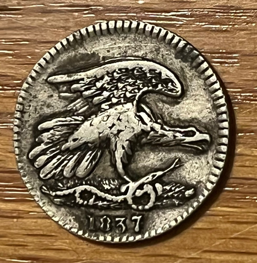 1837 Feuchwanger cent , Scarce