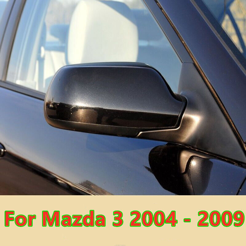 Left Driver Right Passenger Side Mirror Cover Cap Replace For Mazda 3 2004-2009