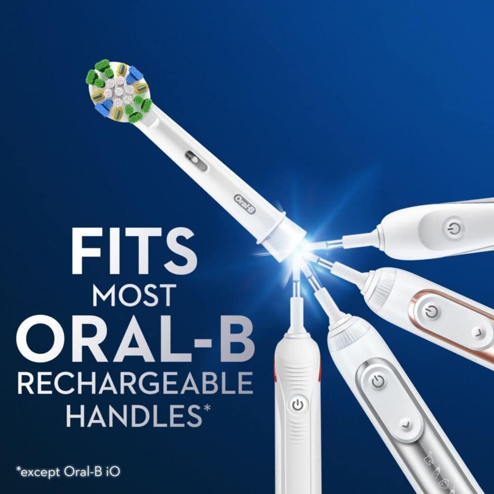 Oral-B Floss Action Replacement Brush Heads 4 count