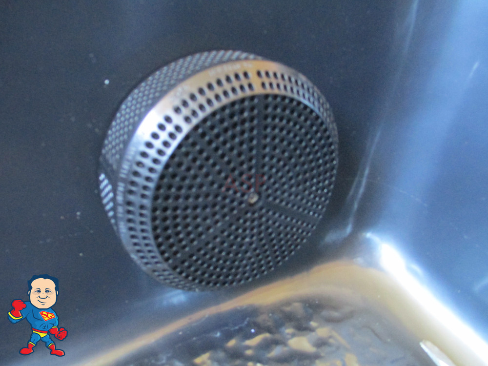 Suction Return Replacement Cover CMP 4-15/16" Diameter 170 gpm Dark Gray Pentair
