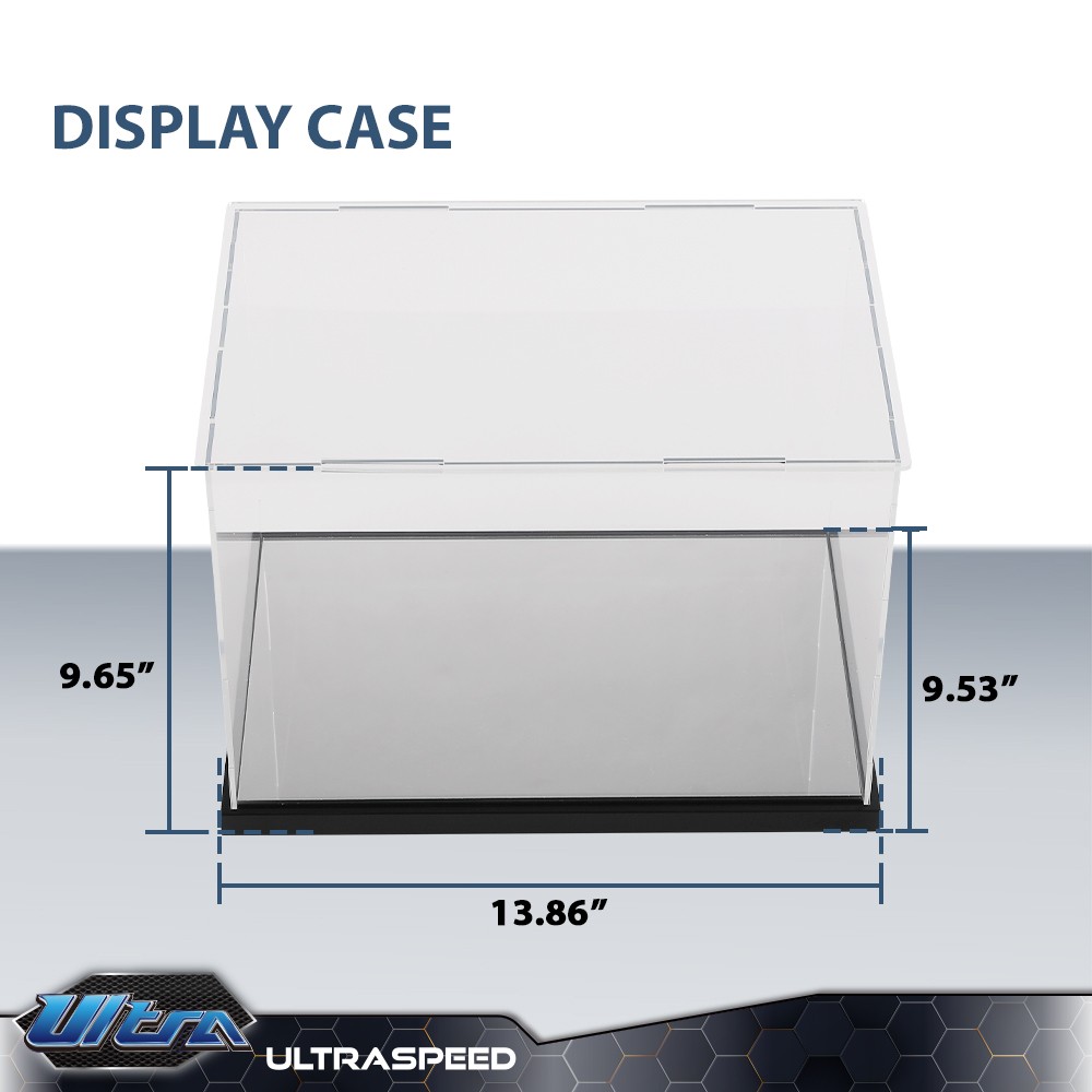 Clear Single Boxing Glove Horizontal Display Case