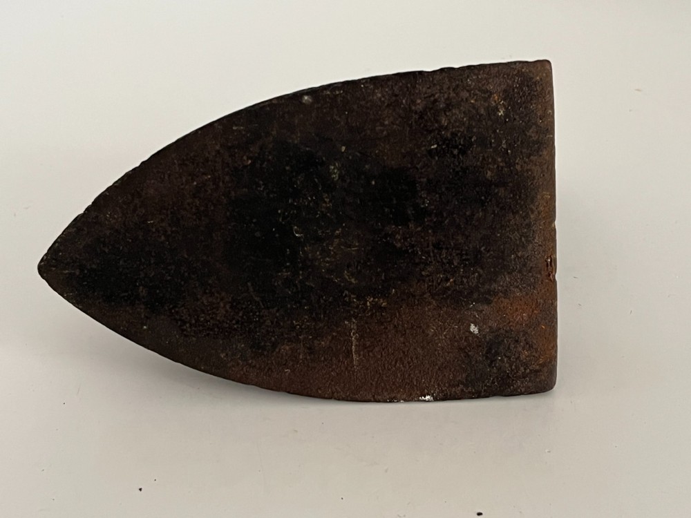 Vintage Rustic Black Sad Flat Iron