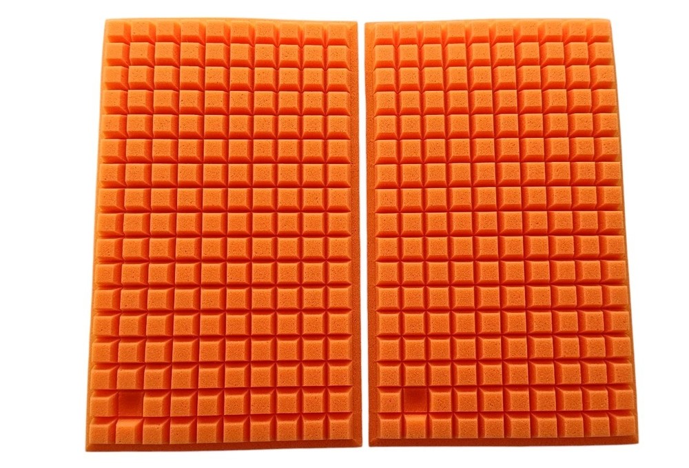 JBL L100 Foam Grill Quadrex Vintage Insert Covers SET ORANGE