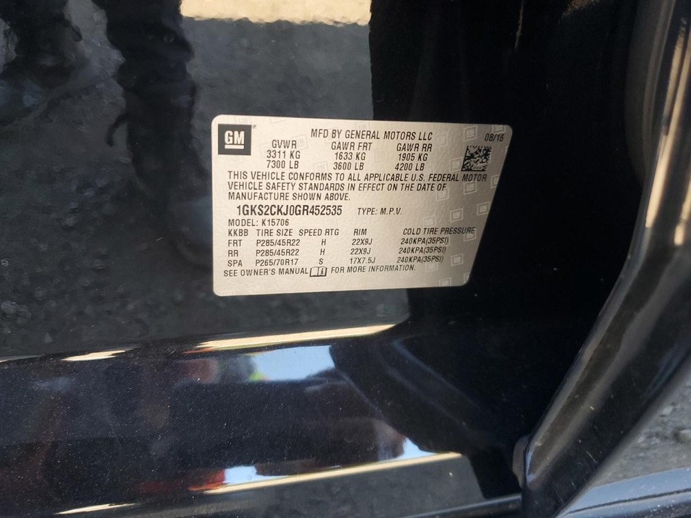 Used Blind Spot Detection System Warning Control Module fits: 2016 Gmc Yukon Dri