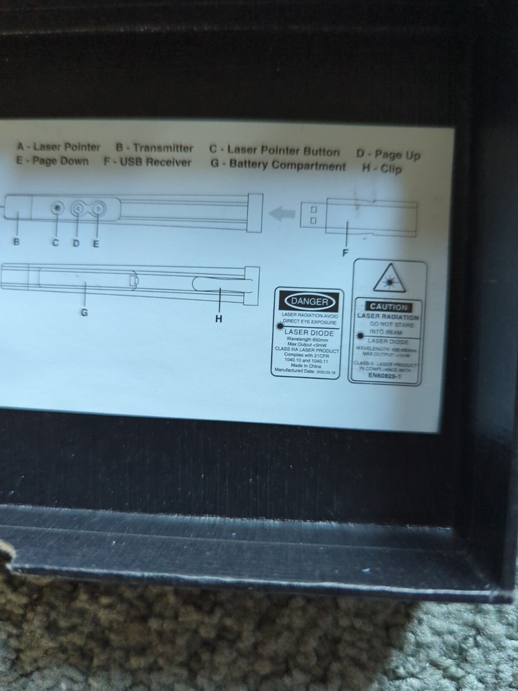 Wireless Presenter T612 Benevento PC& Mac Compatible