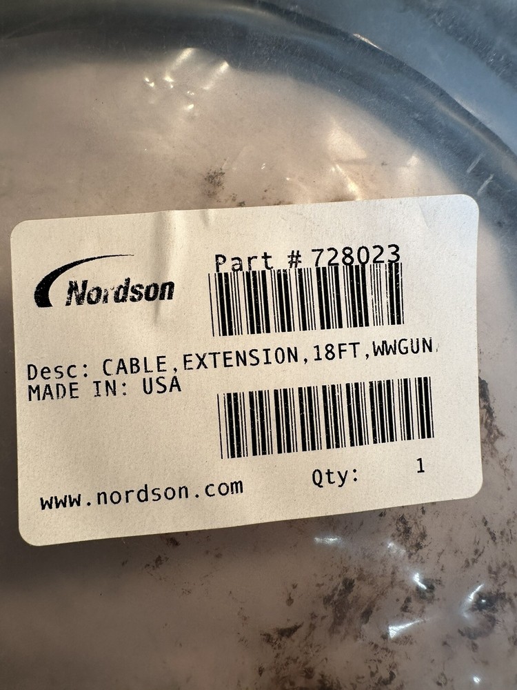 nordson 728023 Extension Cable 18Ft