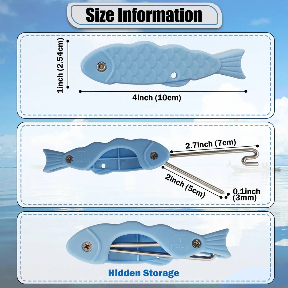 Aventik Fish Venting Tool Fish Hook Remove Dehooker Venting Device Deep SeaFish