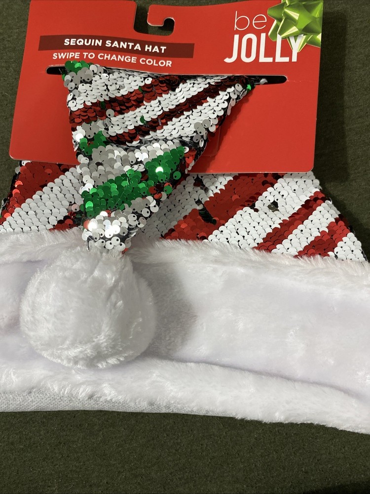 Sequin Santa Hat