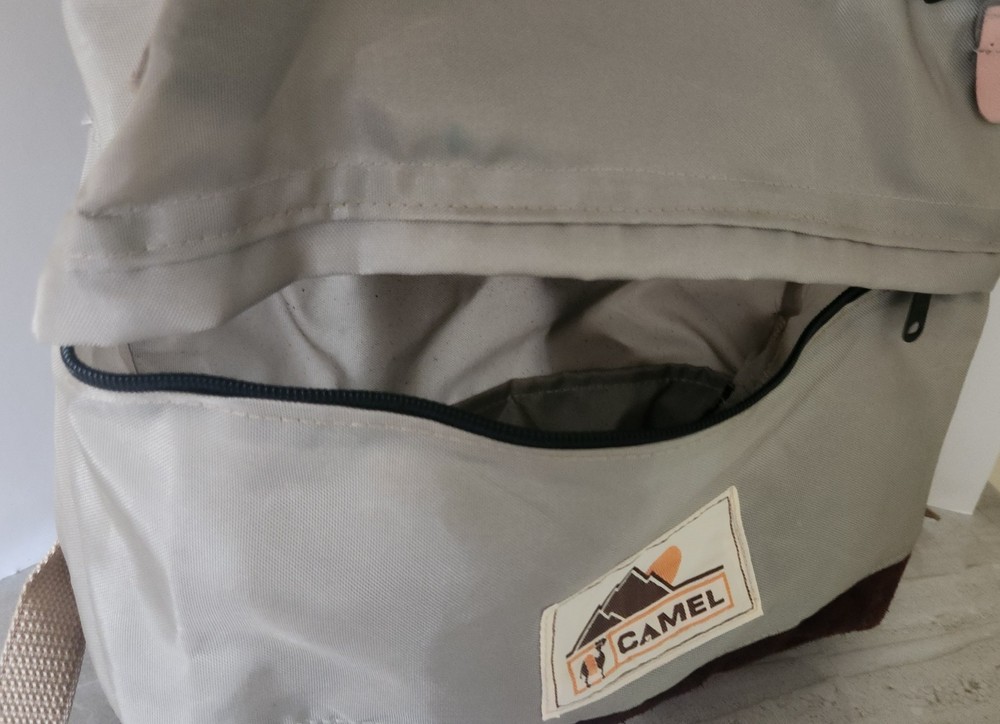 VTG Camel Cigarette Nylon 2 TIER Backpack