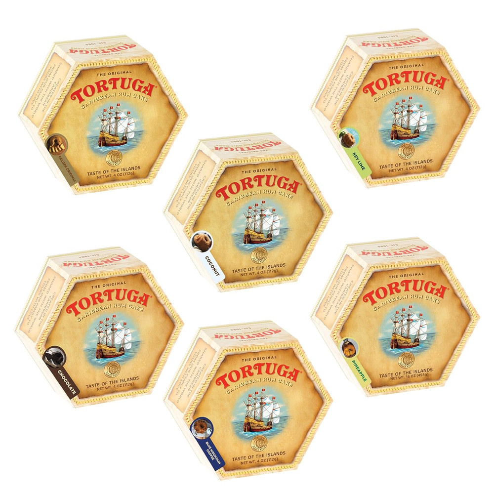 Caribbean Cake 4 Oz, 6 Ct