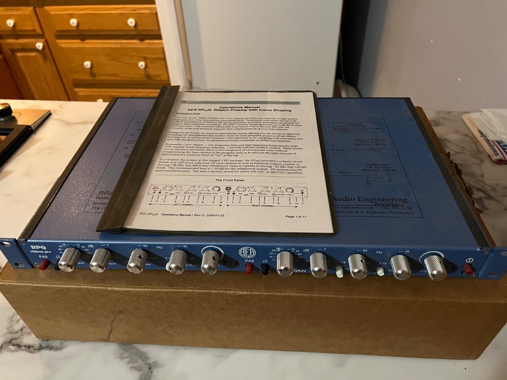 AEA RPQ 2 channel Preamp