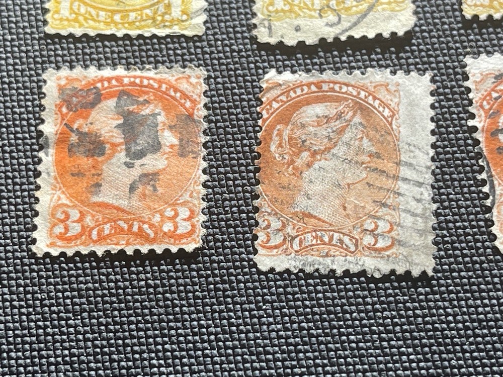 Seven Antique Canada Stamps Lot