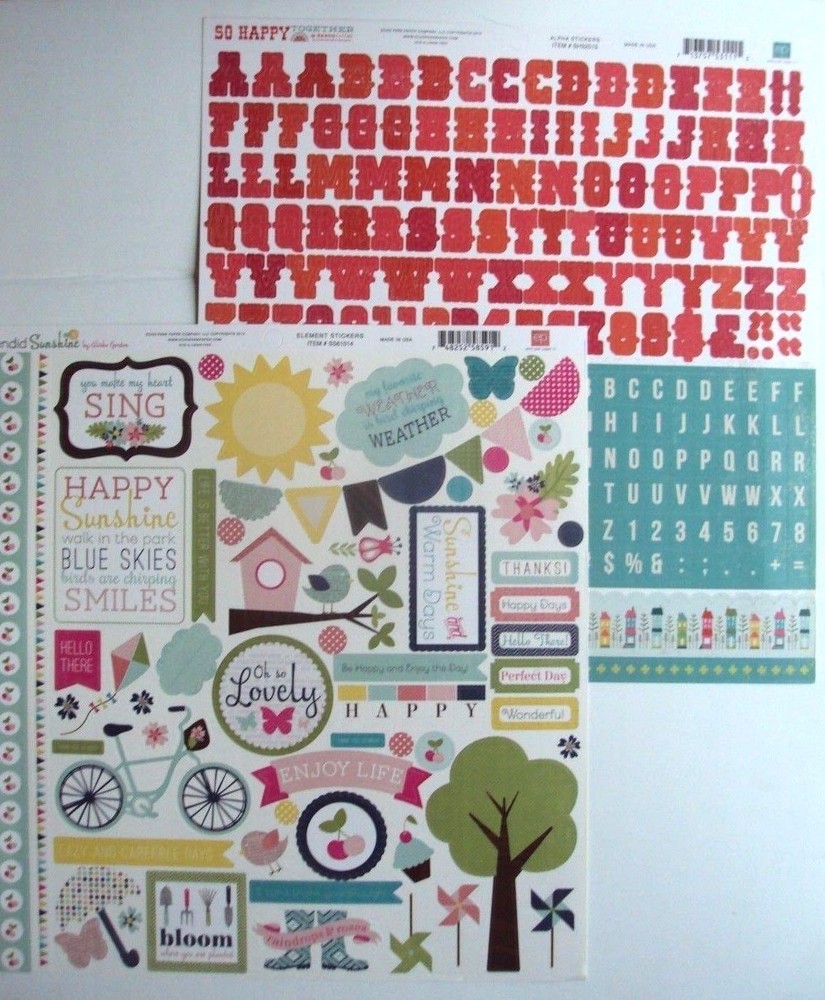 Echo Park Mega Sticker Value Kit #2, NEW