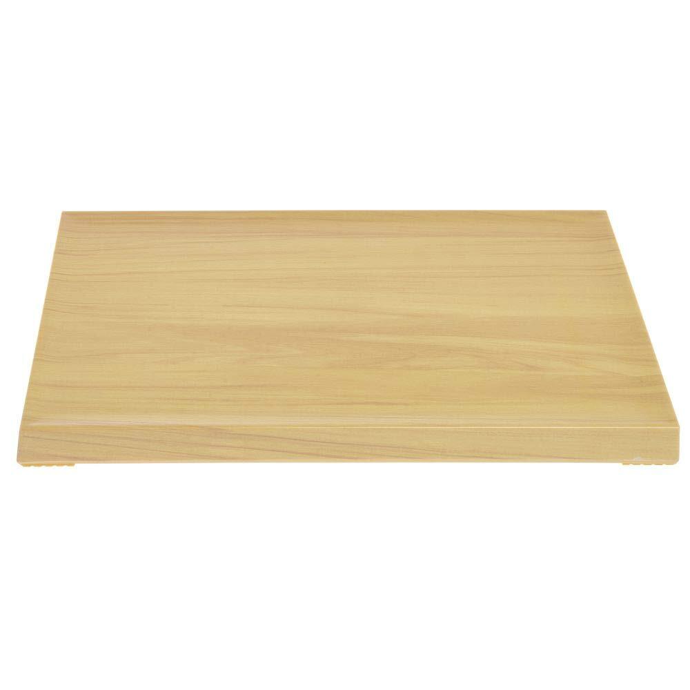 HUBERT Butcher Block Melamine Replacement Top for Rectangular Riser - 10 1/2"L x