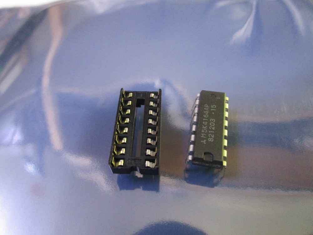 COMMODORE RAM REPLACEMENT 4164-15 16 PIN DIP FOR COMMODORE 64 128 TESTD/WRKNG 🎟