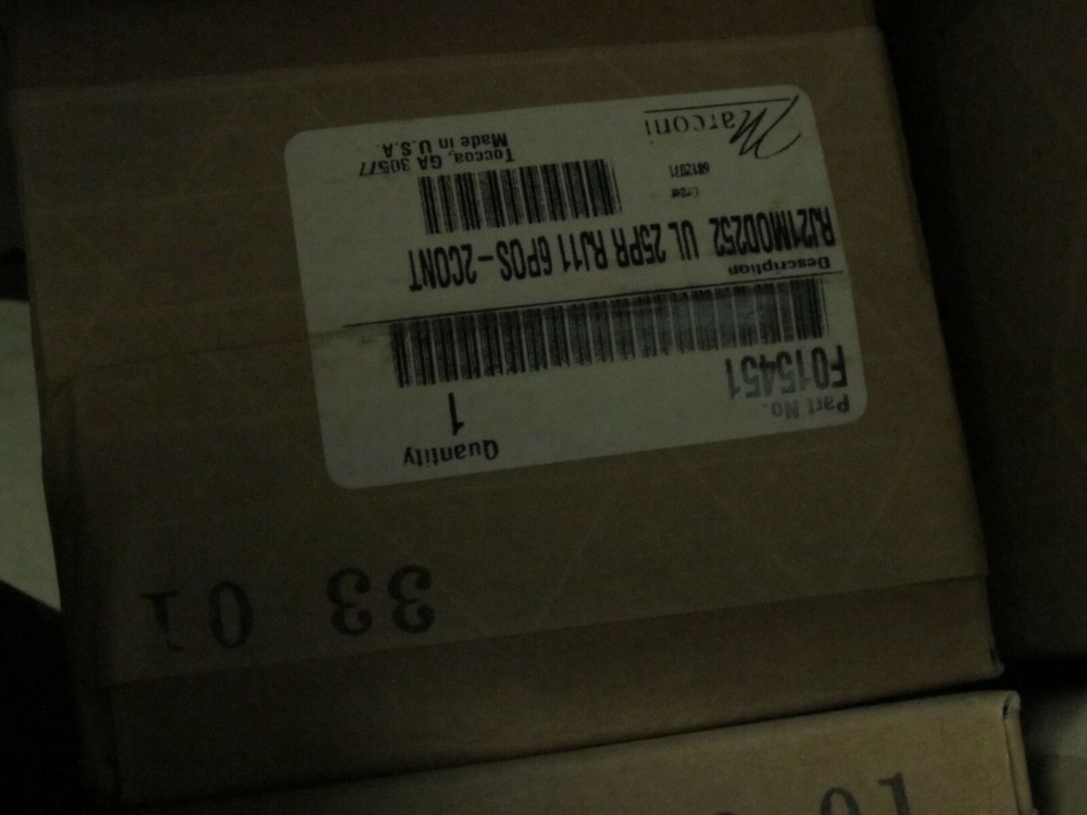 New Mini Mount Patch Panel 25-Pair Connectors RJ 11 25 PORT Surface Mount