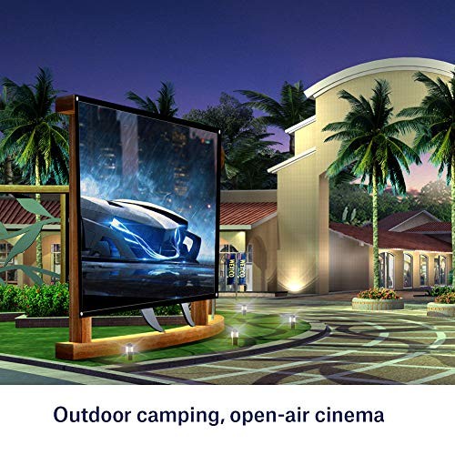 Projection Screen Curtain White Projector Foldable Screen Projection Portable
