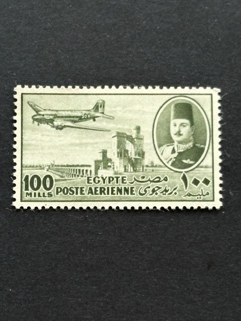 1947 EGYPT ## C46,C49, AIR MAIL, KING FAROUK, MHR