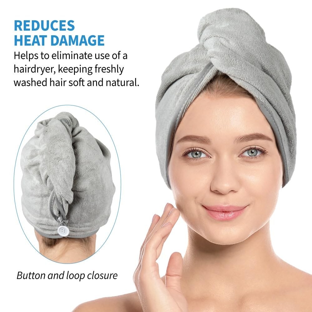 ForPro Professional Collection Premium Microfiber Hair Towel Small, Assorted
