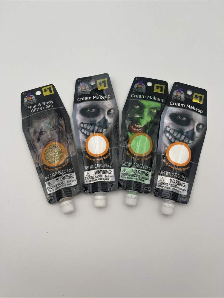 Halloween Makeup Kit 4 Pack