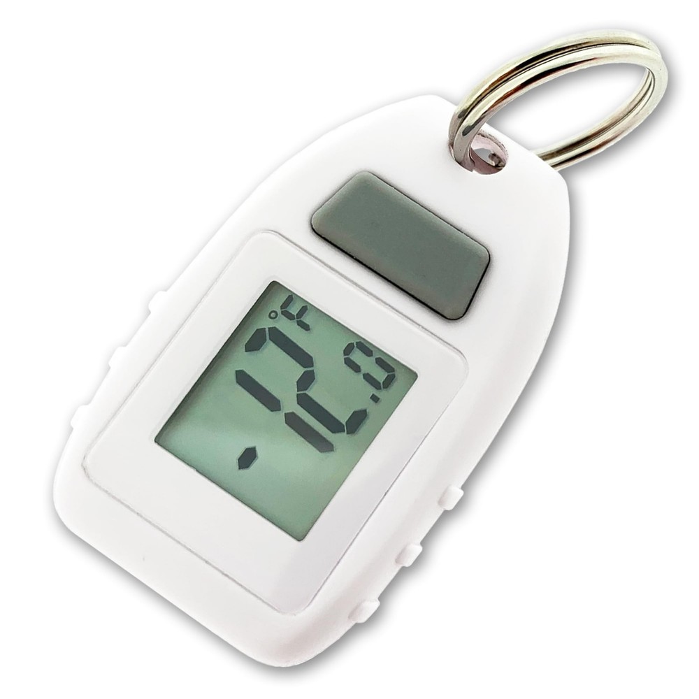 Compact Zipperpull Digital Thermometer for Skiing, Snowboarding & Outdoor Activi