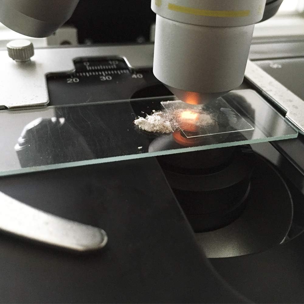 100PCS Clear Transparent Blank Microscope Slides and 100PCS Square Coverslips Co