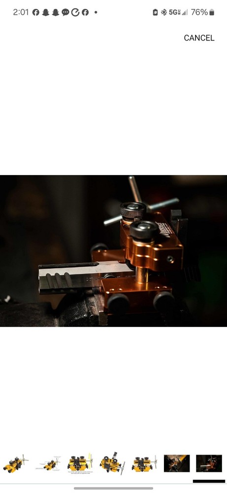 Engineering Armorer's Handgun Sight Tool with Heavy-Duty Construction and...