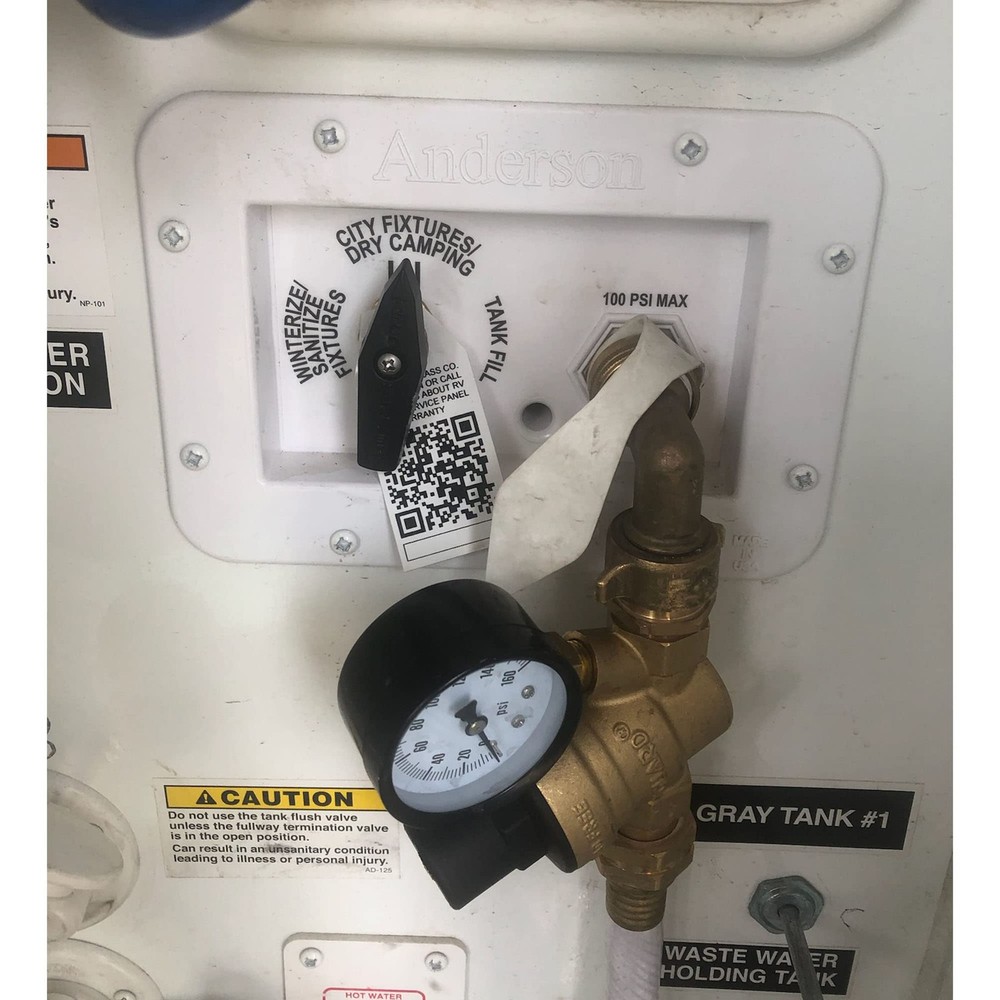 Anderson Brass MANRV101-RF 4 Function - RV Fill Station - Anderson Valve - New