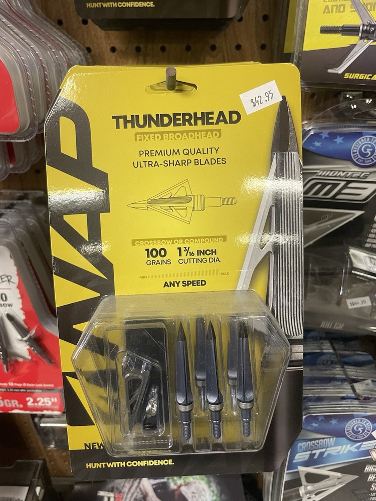 NAP NAP60150 Thunderhead Fixed Broadhead 100 GR/ 5 Pack