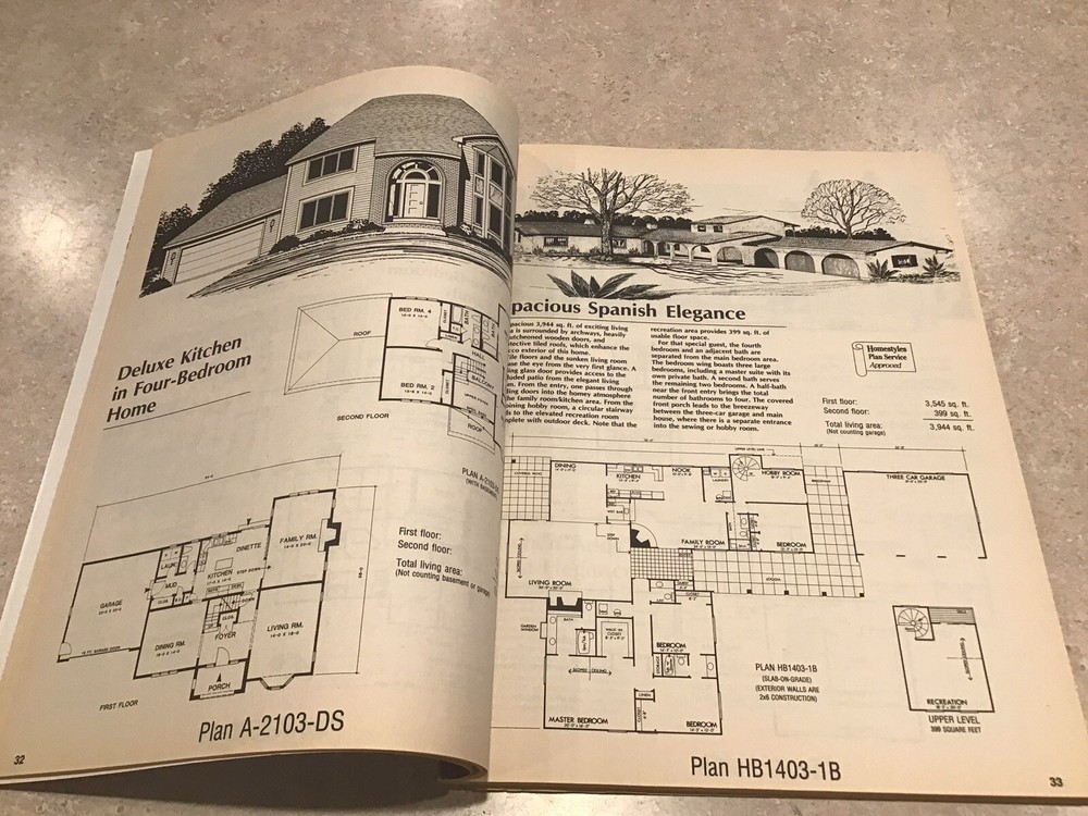 Distinguished Home Plans 1987 #169