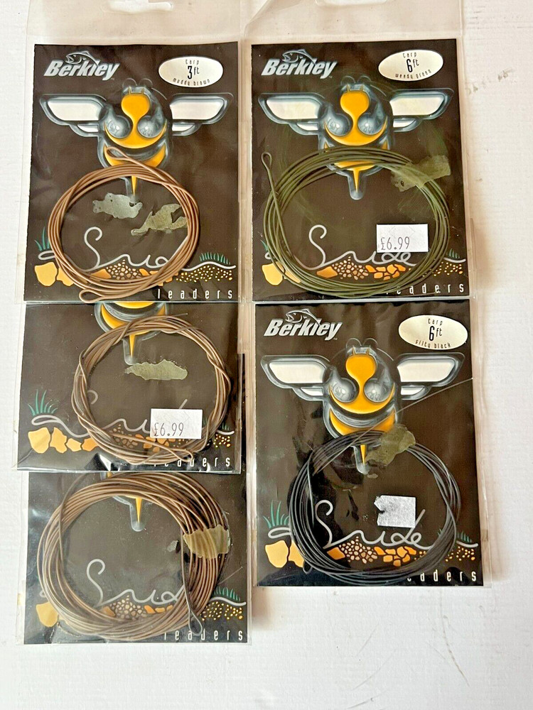 Berkley Carp Snide Leaders Various Sizes & Colours