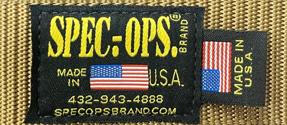 Spec-Ops Rigger's Belt Coyote Brown Reg. "NEW"