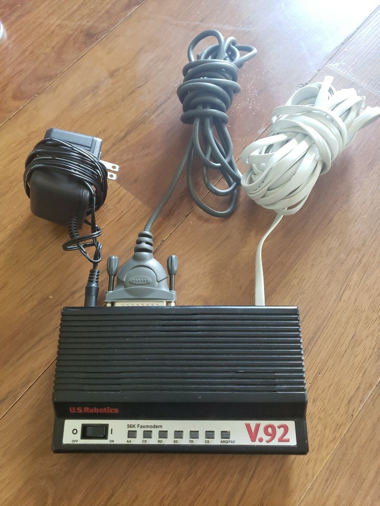 US Robotics V.92 USR5686E External Modem + Fax