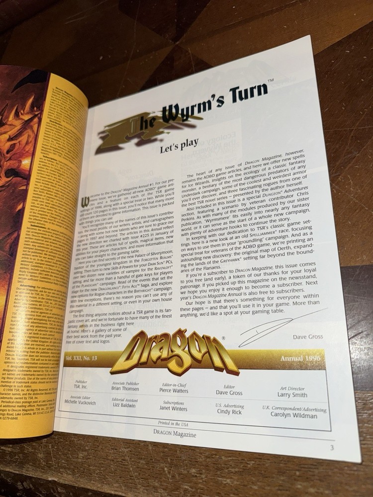 Dragon Magazine Annual # 1 (1996)