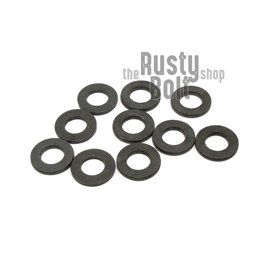 M6 - Flat Washers, Steel, Black Oxide