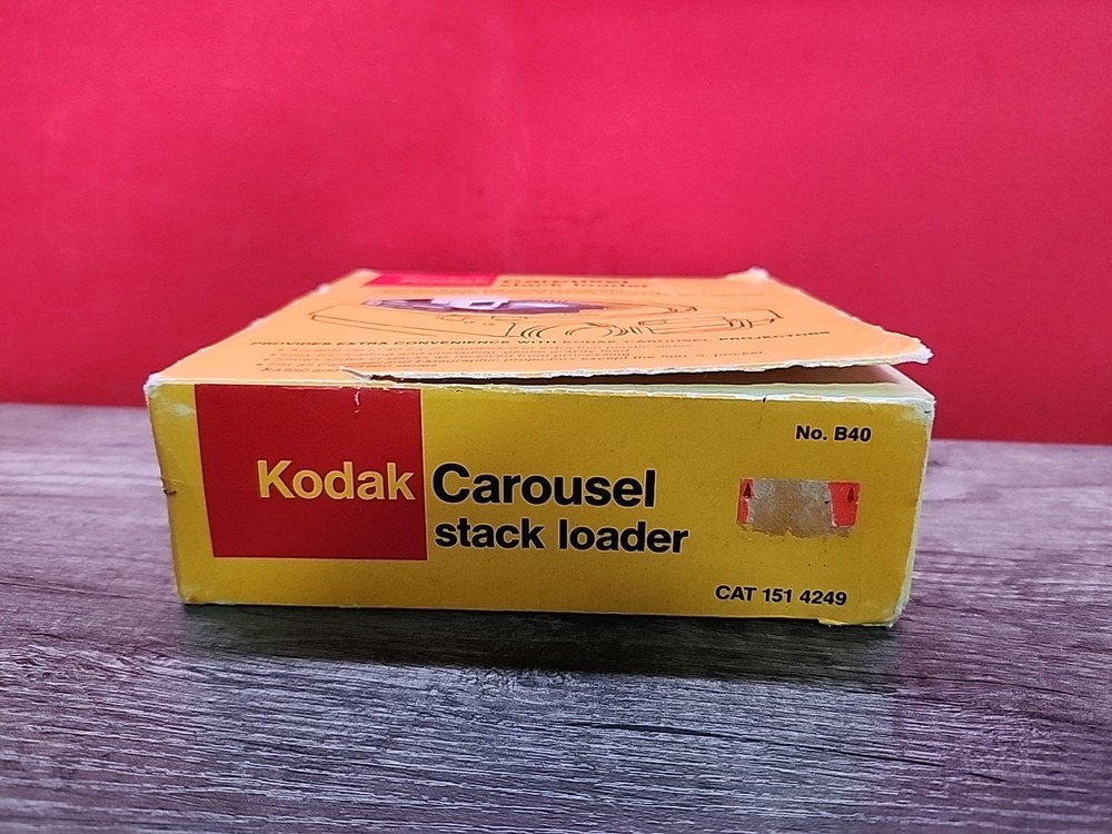 Kodak Carousel Stack Loader B40 w/Original Box & Sleeve