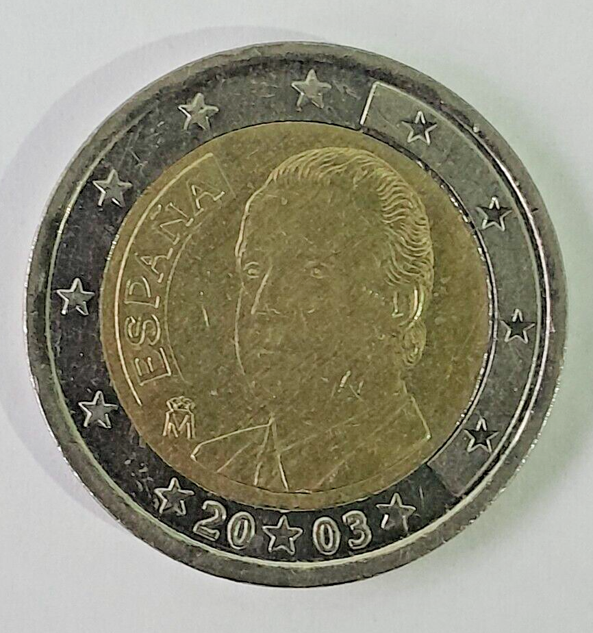 Spain 2 euro Coin 2003 Bi-Metallic
