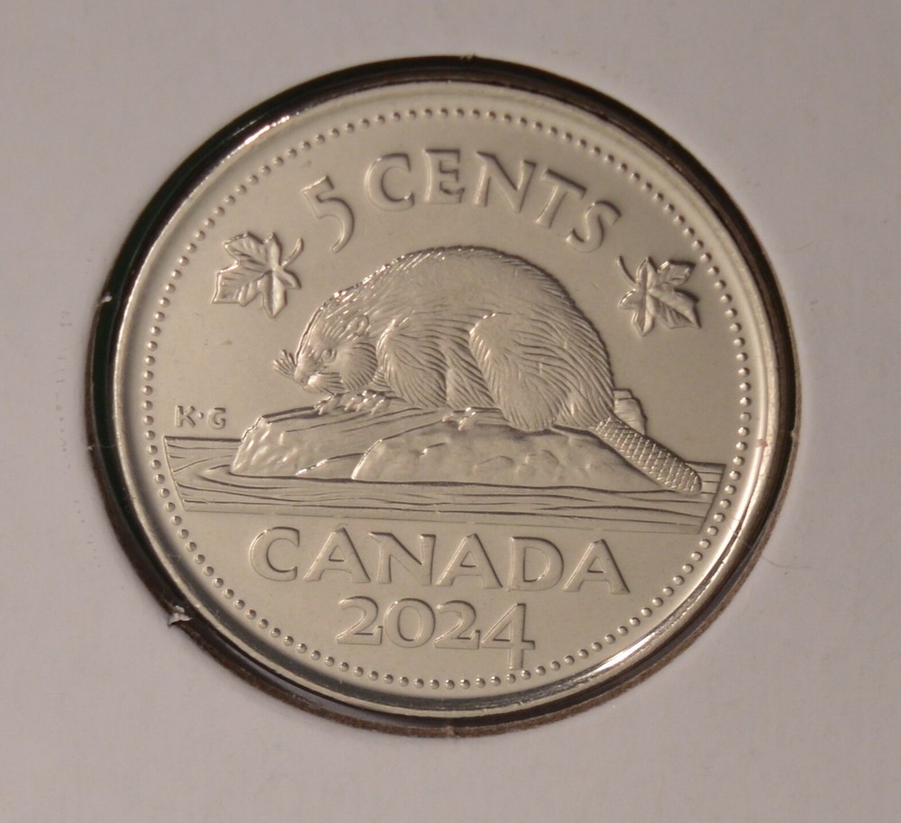 2024 Canada 5 Cent - KING CHARLES - UNCIRCULATED from Mint Roll 🇨🇦