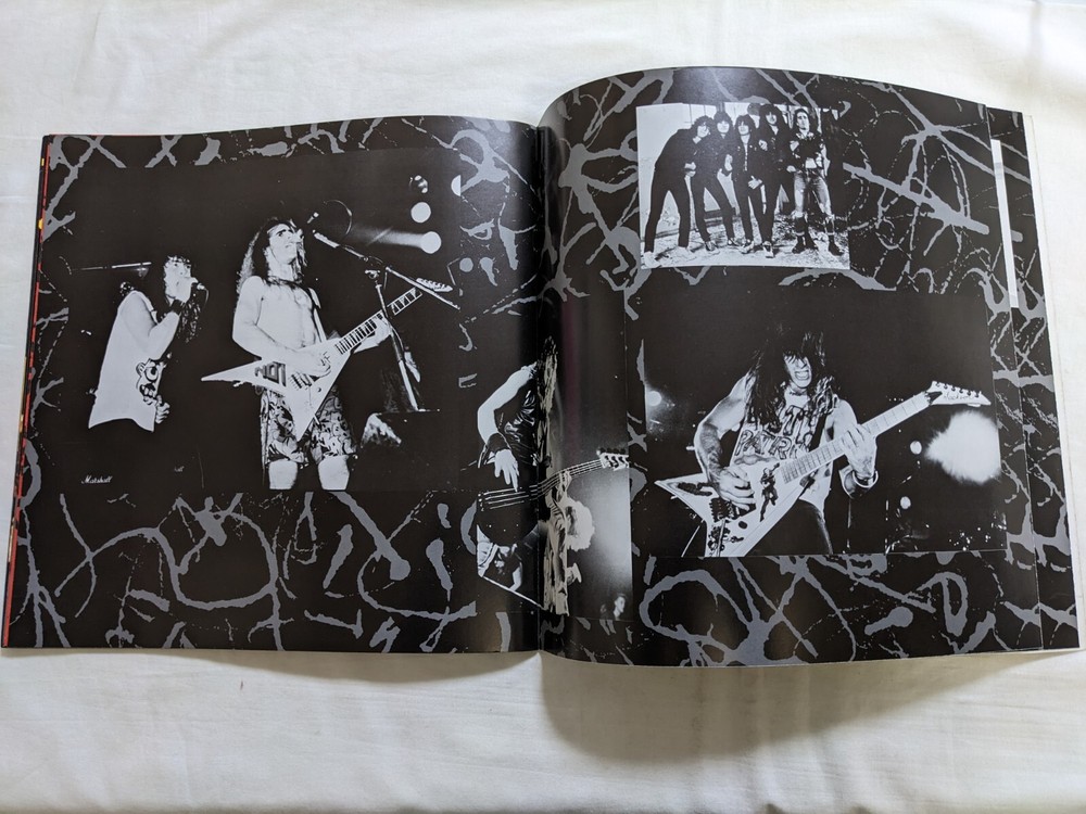 Anthrax 1987 Japan Tour Concert Program 2 Flyers/Ticket Stub