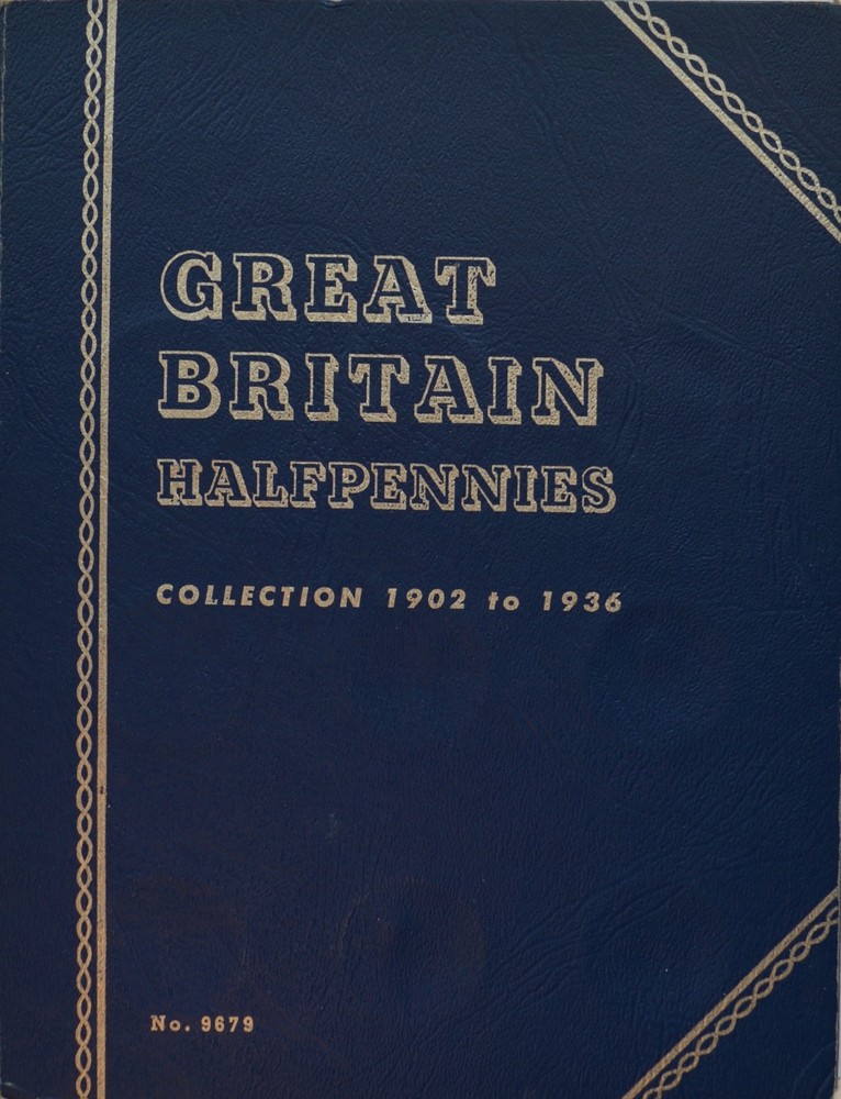 Whitman Collection Half Pennies 1902 to 1936 Complete Folder