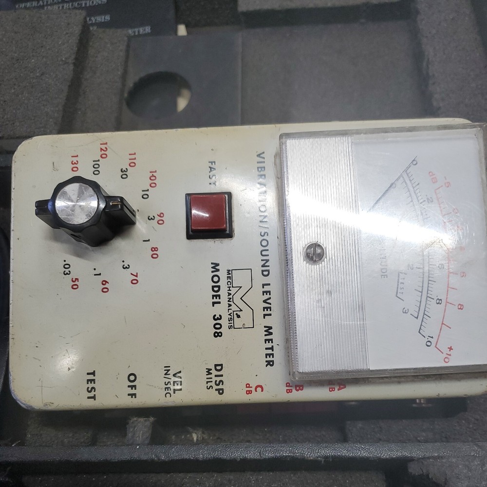 IRD Mechanalysis Model 308 Vibration/Sound Level Meter [Ref A]