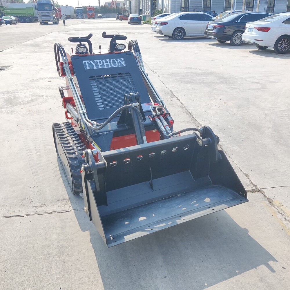 Mini Skid Steer Loader Attachments STOMP Skid Steer TYPHON 4 in One Bucket