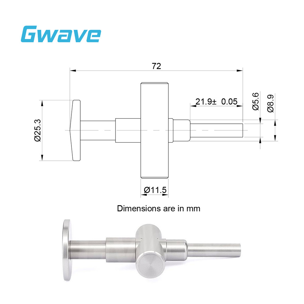 GPPO Bullet-Type Adapter puller tool used for pulling out and install