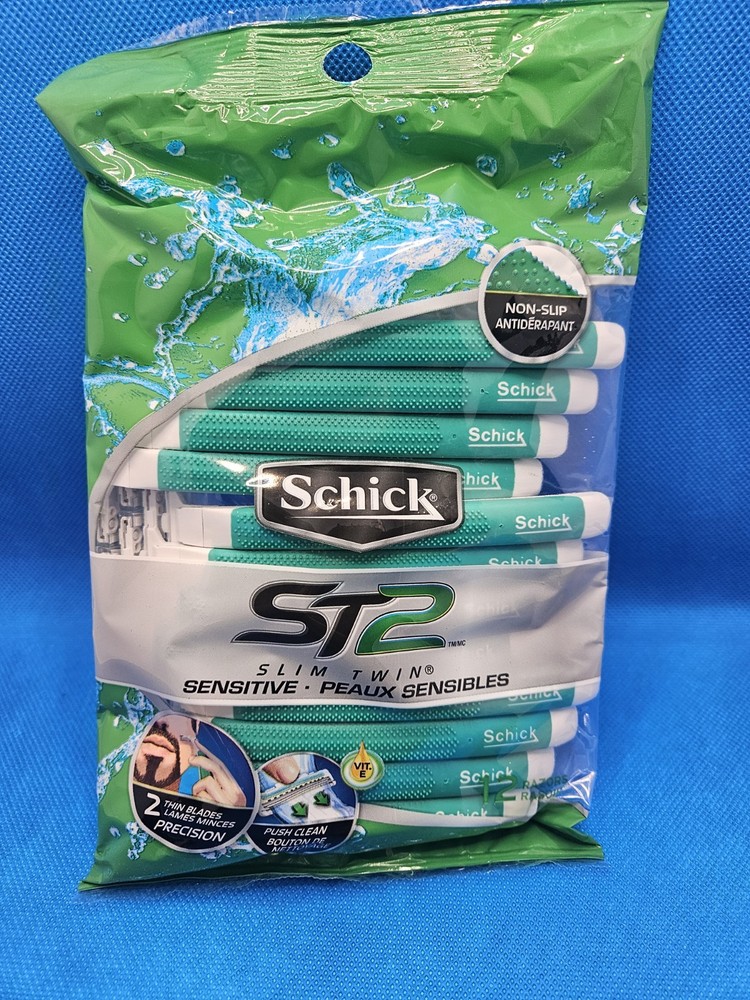72 Schick Sensitive Twin ST2 Disposable Razors