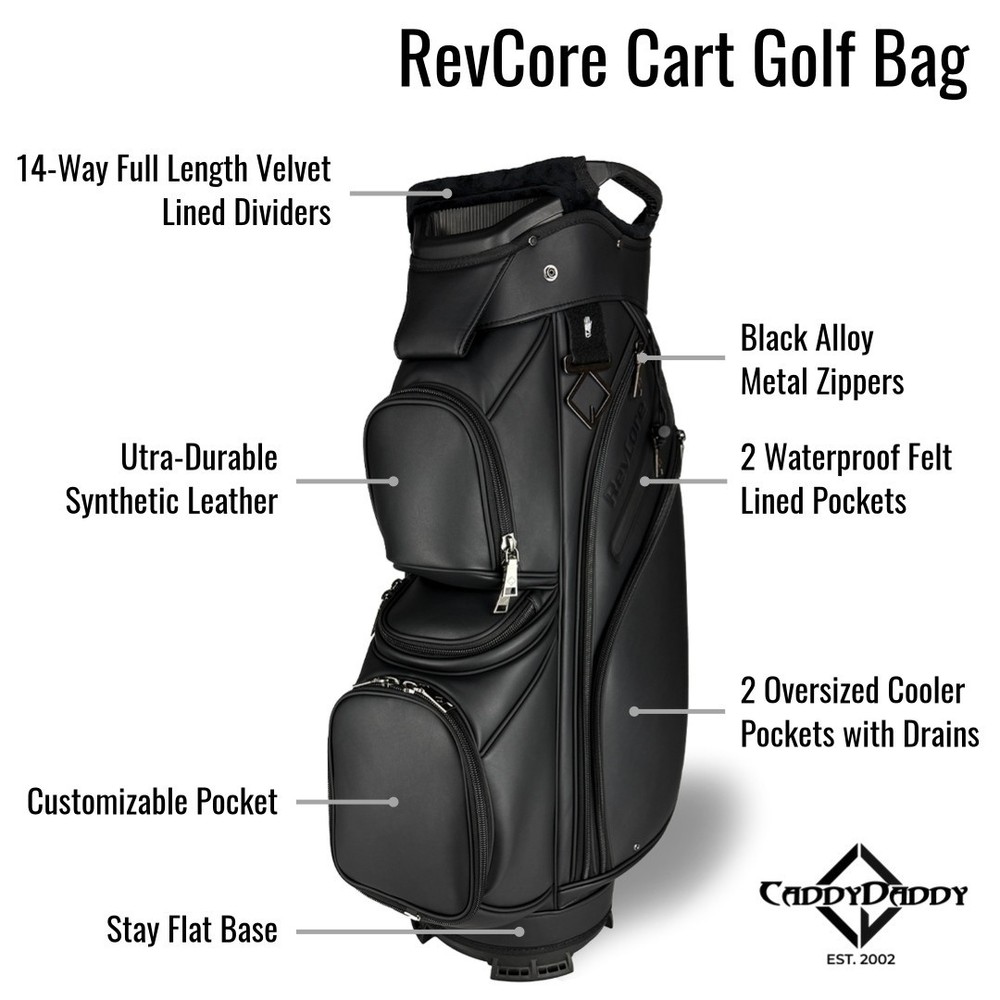 RevCore Golf Cart Bag | 14 Way Divider - EBAY